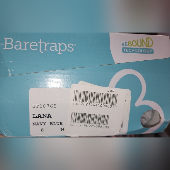 Baretraps Lana Women's Closed Toe Sandals (Navy) - Picture 11 of 11